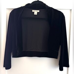 White House Black Market | Velvety Black Shrug